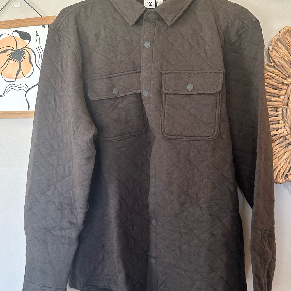 tentree Colville Quilted Long Sleeve Shirt - NWT